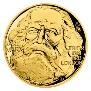 Czech Republic / Ducat 2022 Karl Marx - reverse photo