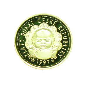 Czech Republic / Gold Ducat 1997 Newborn Baby - reverse photo