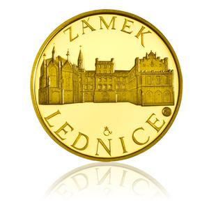 Czech Republic / Gold Quarter Ounce 2011 Lednice Castle - reverse photo