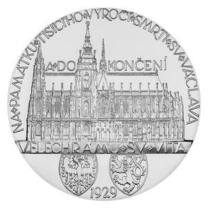 Czech Republic / Silver Five Kilos 2021 Saint Vaclav - obverse photo