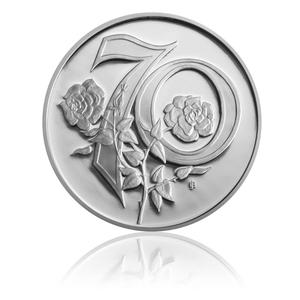 Czech Republic / Silver Medal 2011 70th Birthday - obverse photo