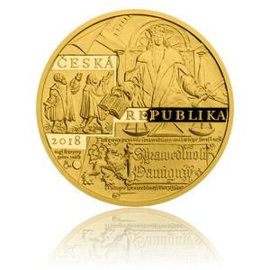 Czech Republic / Gold Half Ounce 2018 Klaudyán Map - obverse photo