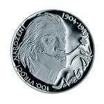 Silver Half Ounce 2003 Salvador Dalí: Photo Coin, Czech Republic, Silver Half Ounce 2003 Salvador Dali / thumbnail