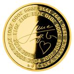 Gold Half Ounce 2016 Lucie Bílá: Photo Coin, Czech Republic, Gold Half Ounce 2016 Lucie Bílá / thumbnail