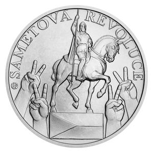 Czech Republic / Silver Ounce 2019 Velvet Revolution - reverse photo