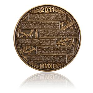 Czech Republic / Brass Medal 2011 Calendar - obverse photo