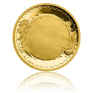 Czech Republic / Gold Quarter Ounce 2014 Gold Fish For Luck - Personalised - obverse photo