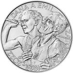 Two Hundred Korun 2022 Dana and Emil Zátopkovi: Photo Coin, Czech Republic, Two Hundred Korun 2022 Dana and Emil Zátopkovi / thumbnail