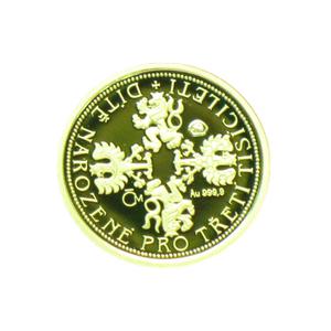Czech Republic / Gold Ducat 2001 Newborn Baby - obverse photo