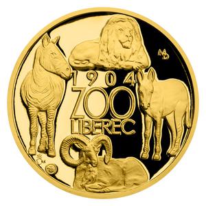 Czech Republic / Gold Quarter Ounce 2019 Liberec Zoo - reverse photo