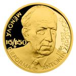 Gold Ducat 2016 Antonín Zápotocký: Photo Coin, Czech Republic, Gold Ducat 2016 Antonín Zápotocký / thumbnail