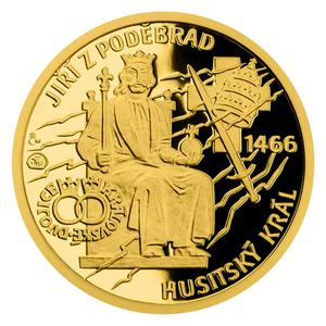 Czech Republic / Gold Ducat 2018 George of Podebrady - reverse photo