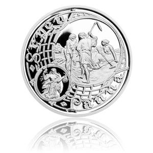 Czech Republic / Silver Ounce 2015 Prague Astronomical Clock - Virgo - reverse photo