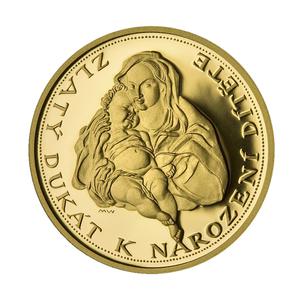 Czech Republic / Ducat 2008 Newborn Baby - reverse photo