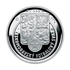 Czech Republic / Silver Half Ounce 2004 Euro Football - obverse photo