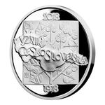 Silver Ounce 2018 Establishment of Czechoslovakia: Photo Coin, Czech Republic, Silver Ounce 2018 Establishment of Czechoslovakia / thumbnail