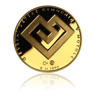 Czech Republic / Gold Quarter Ounce 2010 Motol Hospital - obverse photo