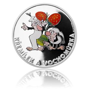 Czech Republic / Silver Ten Grams 2014 Kremilek and Vochomurka - reverse photo