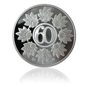 Czech Republic / Silver Medal 2011 60th Birthday - obverse photo