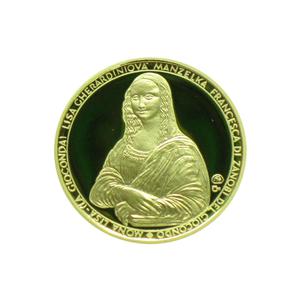 Czech Republic / Gold Quarter Ounce 2002 Mona Lisa - reverse photo