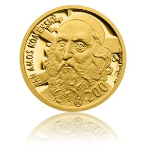 Czech Republic / Gold Tenth Ounce 2014 Jan Amos Comenius - reverse photo