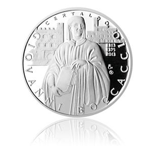 Czech Republic / Silver Ounce 2013 Decameron Day Second - Wheel of Fortune - obverse photo