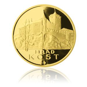Czech Republic / Gold Quarter Ounce 2013 Kost Castle - reverse photo