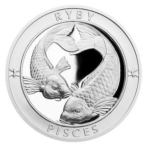 Czech Republic / Silver Twenty Grams 2017 Pisces - reverse photo