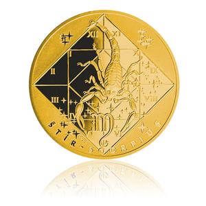 Czech Republic / Silver Half Ounce 2013 Gold Plated - Scorpio - reverse photo