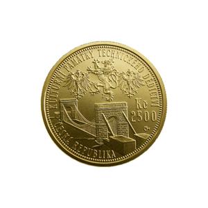 Czech Republic / Two Thousand and Five Hundred Korun 2008 Suspension Bridge - reverse photo