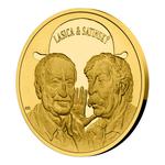 Gold Half Ounce 2023 Lasica and Satinský: Photo Coin, Czech Republic, Gold Half Ounce 2023 Lasica and Satinský / thumbnail