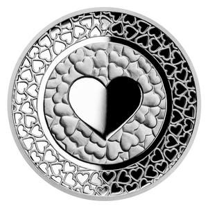 Czech Republic / Silver Ten Grams 2021 I Love You - obverse photo