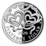 Thaler 2020 Wedding: Photo Coin, Czech Republic, Thaler 2020 Wedding / thumbnail