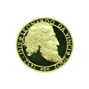 Czech Republic / Gold Quarter Ounce 2002 Mona Lisa - obverse photo