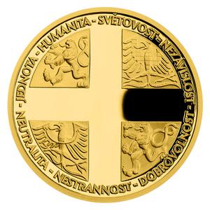 Czech Republic / Gold Half Ounce 2019 Czechoslovak Red Cross - reverse photo