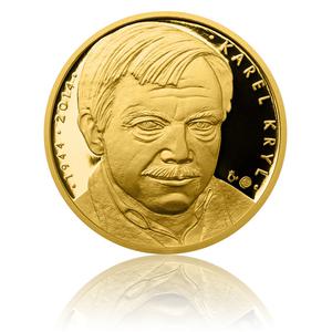 Czech Republic / Gold Half Ounce 2014 Karel Kryl - reverse photo