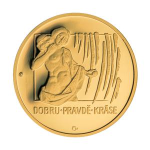 Czech Republic / Gold Ounce 2007 Theatre in Vinohrady - obverse photo