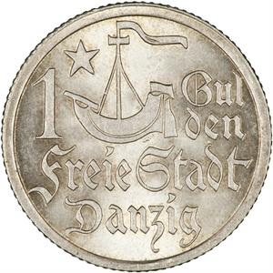 Danzig / One Gulden 1923 - reverse photo