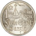 One Gulden 1923: Photo Coin, Danzig, One Gulden 1923 / thumbnail