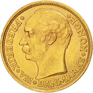 Denmark / Ten Kroner 1908 - obverse photo