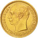 Ten Kroner 1908: Photo Coin, Denmark, Ten Kroner 1908 / thumbnail