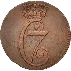 Denmark / Half Skilling 1771 - obverse photo