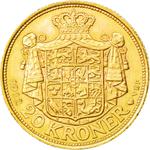 Twenty Kroner 1912: Photo Coin, Denmark, Twenty Kroner 1912 / thumbnail