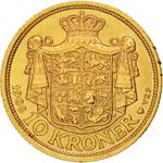 Ten Kroner 1908: Photo Coin, Denmark, Ten Kroner 1908 / thumbnail