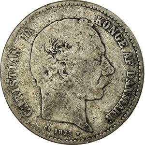 Denmark / One Krone 1875 - obverse photo