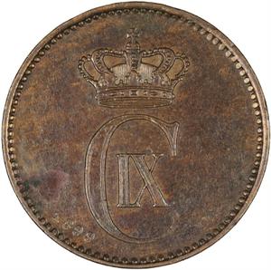 Denmark / Two Ore 1899 - obverse photo