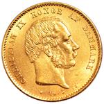 Twenty Kroner 1873: Photo Coin, Denmark, Twenty Kroner 1873 / thumbnail