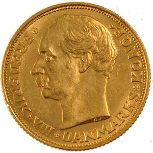 Denmark / Twenty Kroner 1909 - obverse photo