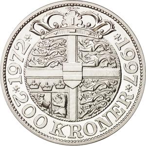 Denmark / Two Hundred Kroner 1997 - reverse photo