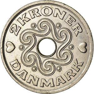 Denmark / Two Kroner 1999 - reverse photo